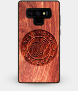 Best Custom Engraved Wood Washington Nationals Note 9 Case - Engraved In Nature