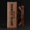 Fenwick Island Delaware Wood Sunglasses with custom engraving. Custom Fenwick Island Delaware Gifts For Men - Sustainable Fenwick Island Delaware eco friendly products - Personalized Fenwick Island Delaware Birthday Gifts - Unique Fenwick Island Delaware travel Souvenirs and gift shops. Fenwick Island Delaware Wayfarer Eyewear and Shades wiith Box