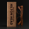 Hilton Head South Carolina Wood Sunglasses with custom engraving. Custom Hilton Head South Carolina Gifts For Men - Sustainable Hilton Head South Carolina eco friendly products - Personalized Hilton Head South Carolina Birthday Gifts - Unique Hilton Head South Carolina travel Souvenirs and gift shops. Hilton Head South Carolina Wayfarer Eyewear and Shades wiith Box