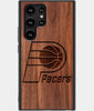Best Wood Indiana Pacers Samsung Galaxy S22 Ultra Case - Custom Engraved Cover - Engraved In Nature