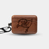 Custom Tampa Bay Buccaneers AirPods Cases | AirPods Pro 3 | AirPods Pro 2 | AirPods 4 | AirPods 3 Case - Carved Wood Buccaneers AirPods Cover - Eco-friendly Tampa Bay Buccaneers AirPods Case - Custom Tampa Bay Buccaneers Gift For Him - Monogrammed Personalized AirPods Cover By Engraved In Nature
