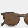 Best Custom Engraved Wayfarer Oak Wooden Sunglasses | Indio Tigereye - Engraved In Nature