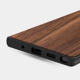 Best Custom Engraved Walnut Wood Minnesota Timberwolves Note 20 Ultra Case - Engraved In Nature