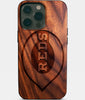 Eco-friendly Cincinnati Reds iPhone 14 Pro Max Case - Carved Wood Custom Cincinnati Reds Gift For Him - Monogrammed Personalized iPhone 14 Pro Max Cover By Engraved In Nature