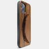 Best Wood Los Angeles Chargers iPhone 13 Pro Max Case | Custom LA Chargers Gift | Walnut Wood Cover - Engraved In Nature