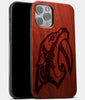 Best Wood Nashville Predators iPhone 13 Pro Case | Custom Nashville Predators Gift | Mahogany Wood Cover - Engraved In Nature