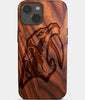 Eco-friendly Nashville Predators iPhone 14 Case - Carved Wood Custom Nashville Predators Gift For Him - Monogrammed Personalized iPhone 14 Cover By Engraved In Nature