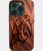 Eco-friendly Nashville Predators iPhone 14 Pro Case - Carved Wood Custom Nashville Predators Gift For Him - Monogrammed Personalized iPhone 14 Pro Cover By Engraved In Nature