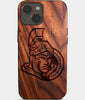 Eco-friendly Ottawa Senators iPhone 14 Case - Carved Wood Custom Ottawa Senators Gift For Him - Monogrammed Personalized iPhone 14 Cover By Engraved In Nature