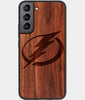 Wood Tampa Bay Lightning Galaxy S22 Case - Tampa Bay Lighting S22 Cover