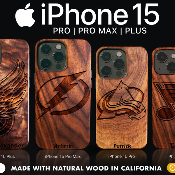 Custom NHL Hockey iPhone 15 Series Cases and Covers |For