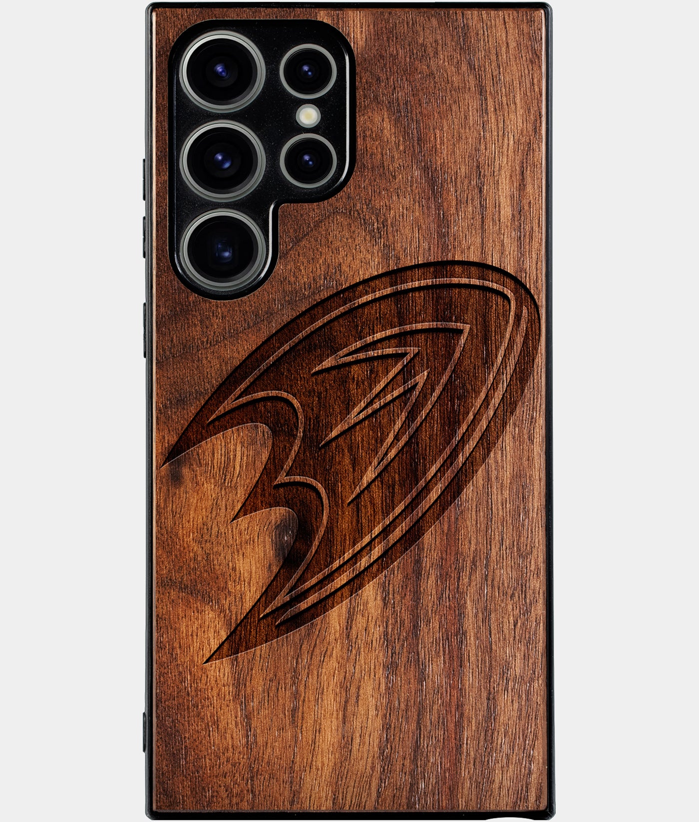 Best Wood Anaheim Ducks Samsung Galaxy S25 Ultra Case - Custom Engraved Cover - Engraved In Nature