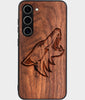 Best Wood Arizona Coyotes Samsung Galaxy S25 Plus Case - Custom Engraved Cover - Engraved In Nature