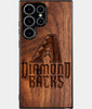 Best Wood Arizona Diamondbacks Samsung Galaxy S25 Ultra Case - Custom Engraved Cover - Engraved In Nature