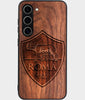 Best Wood A.S. Roma Samsung Galaxy S25 Plus Case - Custom Engraved Cover - Engraved In Nature