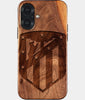 Eco-friendly Toronto Raptors iPhone 17 Case - Carved Wood Custom Toronto Raptors Gift For Him - Monogrammed Personalized iPhone 17 Cover By Engraved In Nature