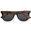 Auburn Alabama Wood Sunglasses with custom engraving. Custom Auburn Alabama Gifts For Men -  Sustainable Auburn Alabama eco friendly products - Personalized Auburn Alabama Birthday Gifts - Unique Auburn Alabama travel Souvenirs and gift shops. Auburn Alabama Wayfarer Eyewear and Shades 