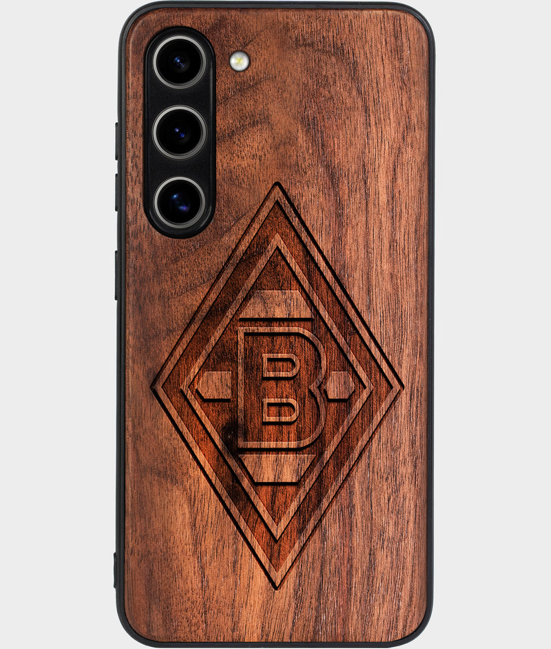 Best Wood Borussia Monchengladbach Samsung Galaxy S25 Plus Case - Custom Engraved Cover - Engraved In Nature