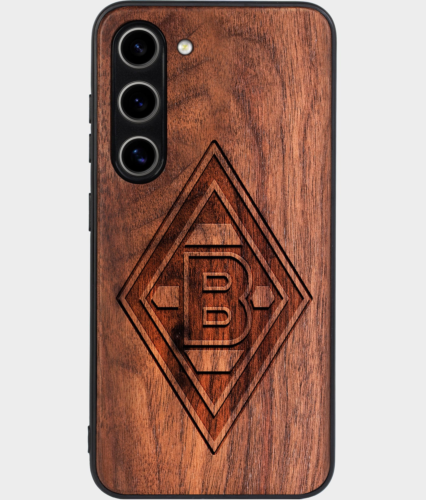 Best Wood Borussia Monchengladbach Samsung Galaxy S25 Case - Custom Engraved Cover - Engraved In Nature