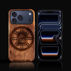 Custom Boston Bruins iPhone 17/17 Pro/17 Pro Max/17 Air Case - Carved Wood Boston Bruins Cover