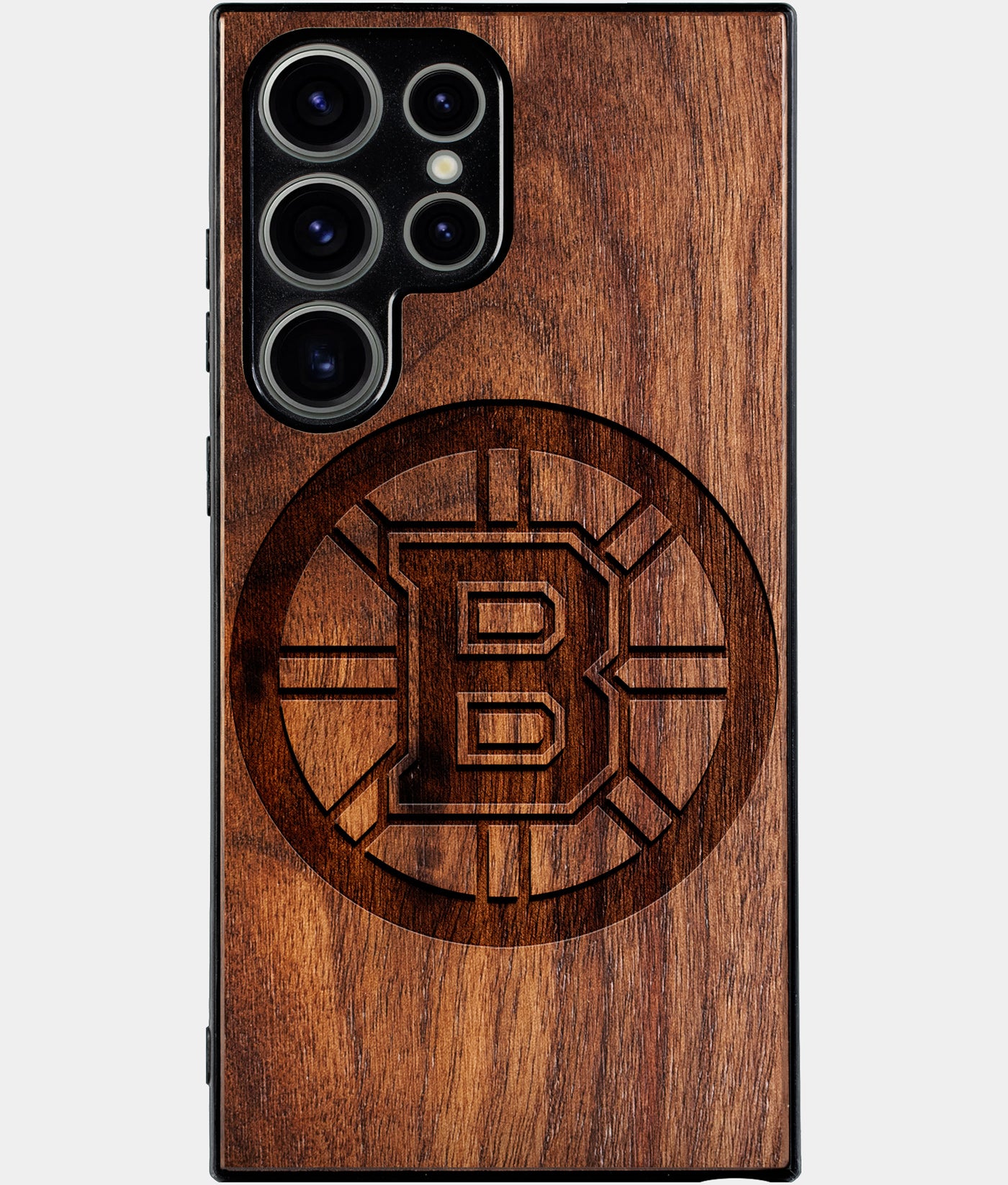 Best Wood Boston Bruins Samsung Galaxy S25 Ultra Case - Custom Engraved Cover - Engraved In Nature