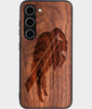 Best Wood Buffalo Bills Samsung Galaxy S25 Plus Case - Custom Engraved Cover - Engraved In Nature