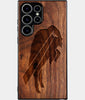 Best Wood Buffalo Bills Samsung Galaxy S25 Ultra Case - Custom Engraved Cover - Engraved In Nature