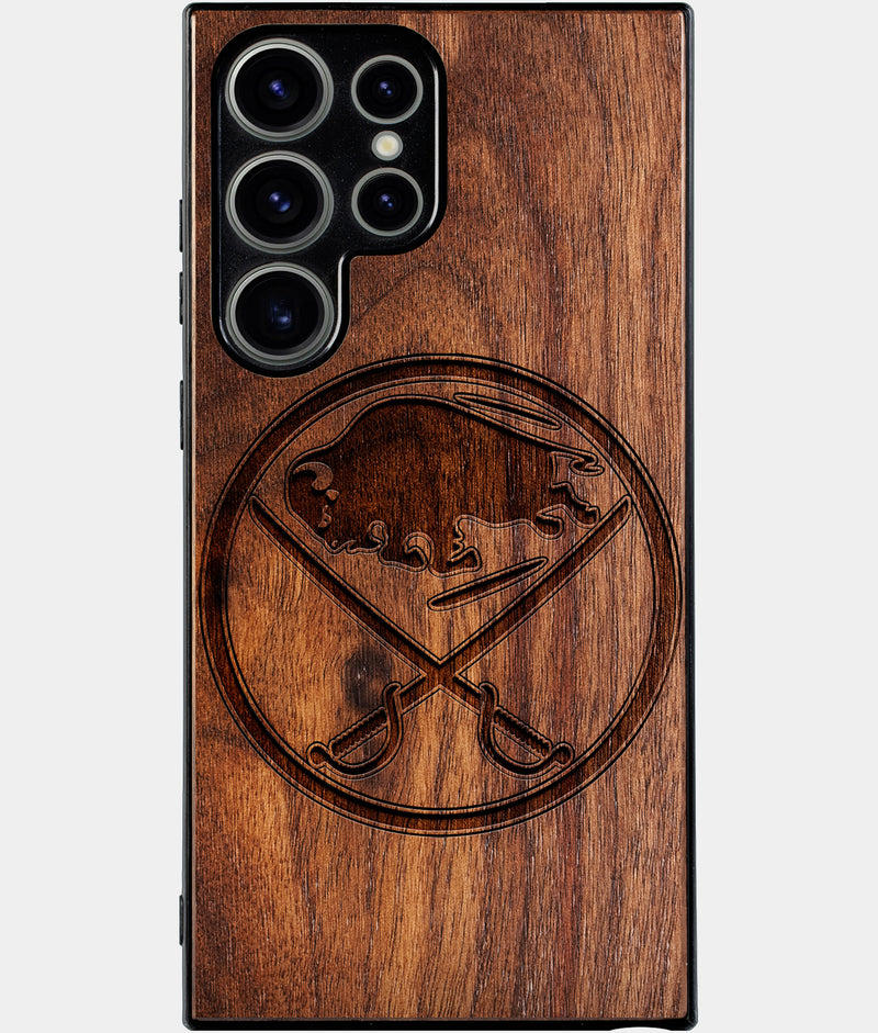 Best Wood Buffalo Sabres Samsung Galaxy S25 Ultra Case - Custom Engraved Cover - Engraved In Nature