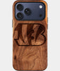 Eco-friendly Cincinnati Bengals iPhone 17 Pro Case - Carved Wood Custom Cincinnati Bengals Gift For Him - Monogrammed Personalized iPhone 17 Pro Cover By Engraved In Nature