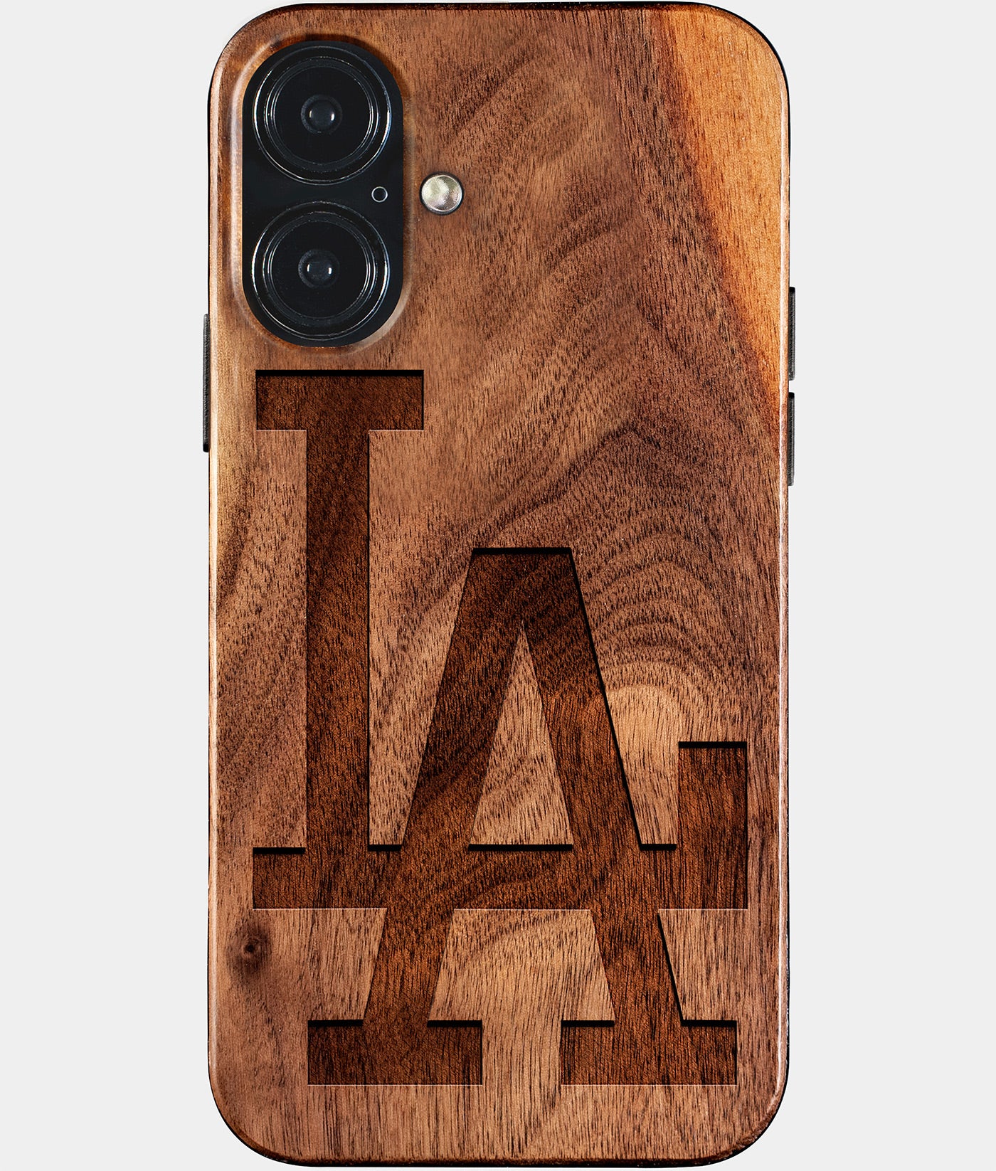 Eco-friendly Classic Los Angeles Dodgers iPhone 17 Case - Carved Wood Custom Los Angeles Dodgers Gift For Him - Monogrammed Personalized iPhone 17 Cover By Engraved In Nature