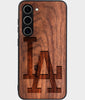 Best Wood Los Angeles Dodgers Samsung Galaxy S25 Plus Case - Custom Engraved Cover - Cover Classic - Engraved In Nature