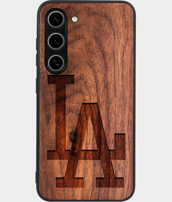 Best Wood Los Angeles Dodgers Galaxy S25 Case - Custom Engraved Cover - Cover Classic - Engraved In Nature