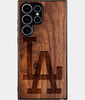 Best Wood Los Angeles Dodgers Samsung Galaxy S25 Ultra Case - Custom Engraved Cover - Cover Classic - Engraved In Nature
