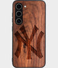Best Wood New York Yankees Samsung Galaxy S25 Plus Case - Custom Engraved Cover - Cover Classic - Engraved In Nature