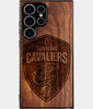 Best Wood Cleveland Cavaliers Samsung Galaxy S25 Ultra Case - Custom Engraved Cover - Engraved In Nature