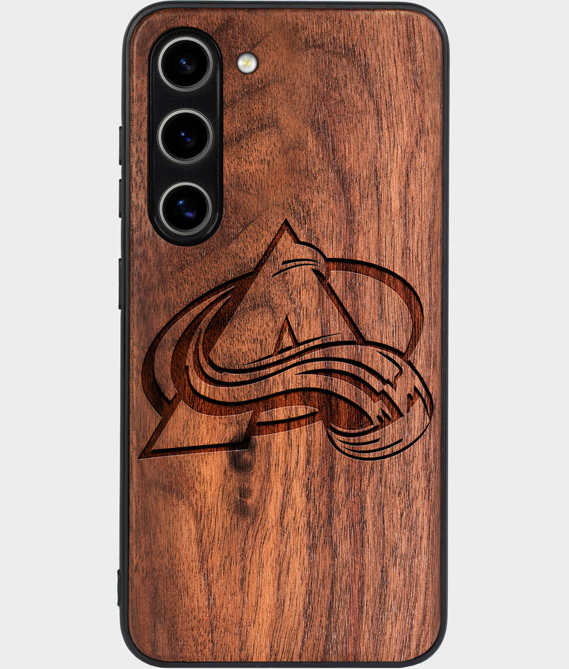 Best Wood Colorado Avalanche Samsung Galaxy S25 Plus Case - Custom Engraved Cover - Engraved In Nature