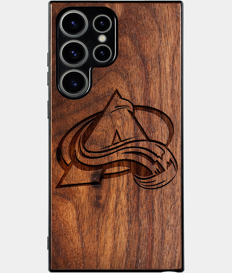 Best Wood Colorado Avalanche Samsung Galaxy S25 Ultra Case - Custom Engraved Cover - Engraved In Nature