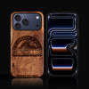 Custom Colorado Rockies iPhone 17/17 Pro/17 Pro Max/17 Air Case - Carved Wood Rockies Cover