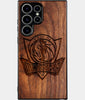 Best Wood Dallas Mavericks Samsung Galaxy S25 Ultra Case - Custom Engraved Cover - Engraved In Nature