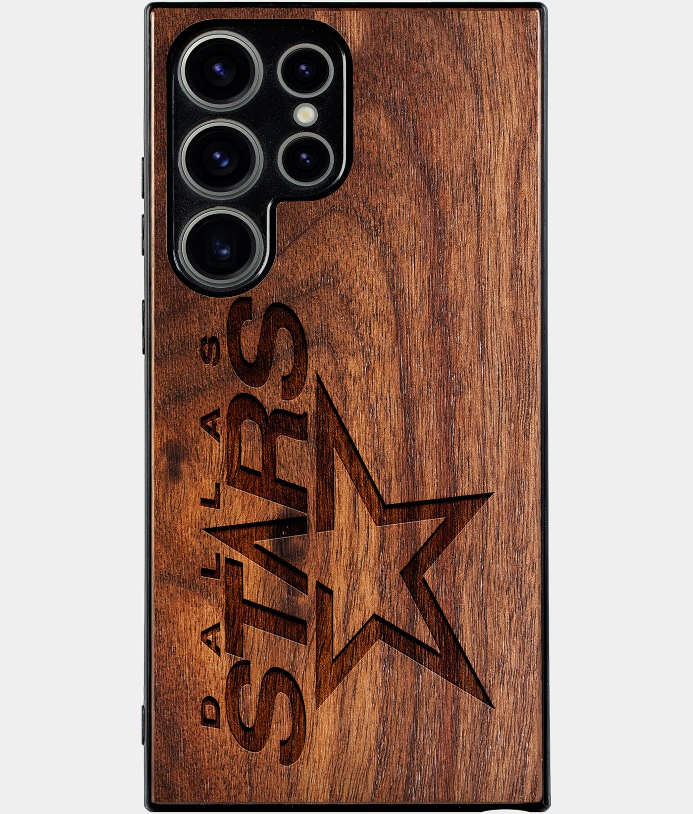 Best Wood Dallas Stars Samsung Galaxy S25 Ultra Case - Custom Engraved Cover - Engraved In Nature