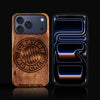 Custom FC Bayern iPhone 17/17 Pro/17 Pro Max/17 Air Case - Carved Wood FC Bayern Cover