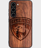 Best Wood Florida Panthers Samsung Galaxy S25 Plus Case - Custom Engraved Cover - Engraved In Nature