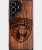 Best Wood Florida Panthers Samsung Galaxy S25 Ultra Case - Custom Engraved Cover - Engraved In Nature