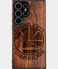 Best Wood Golden State Warriors Samsung Galaxy S25 Ultra Case - Custom Engraved Cover - Engraved In Nature