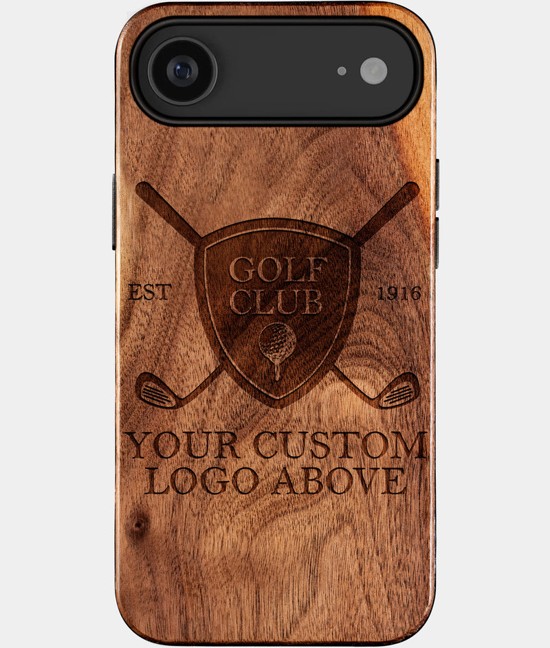 Custom Golf iPhone 17 Air Cases Golf Bag Personalized Golf Gifts For Men 2026 Best Golf Christmas Gifts Best Country Club Gifts Carved Wood Unusual Golf Gift For Him Monogrammed iPhone 17 Air Covers