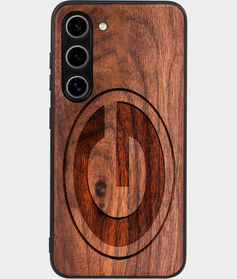 Best Wood Green Bay Packers Galaxy S25 Case - Custom Engraved Cover - Engraved In Nature