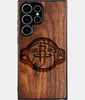 Best Wood Houston Rockets Samsung Galaxy S25 Ultra Case - Custom Engraved Cover - Engraved In Nature