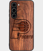 Best Wood Indiana Pacers Samsung Galaxy S25 Plus Case - Custom Engraved Cover - Engraved In Nature
