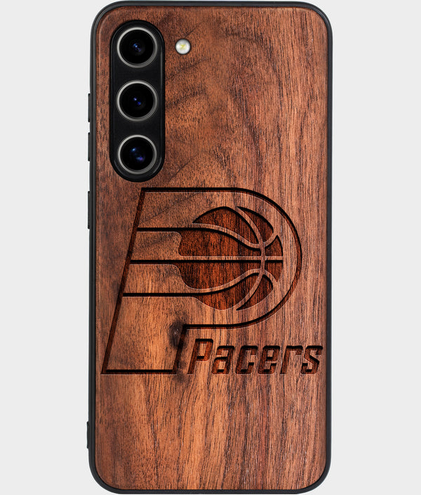 Best Wood Indiana Pacers Galaxy S25 Case - Custom Engraved Cover - Engraved In Nature