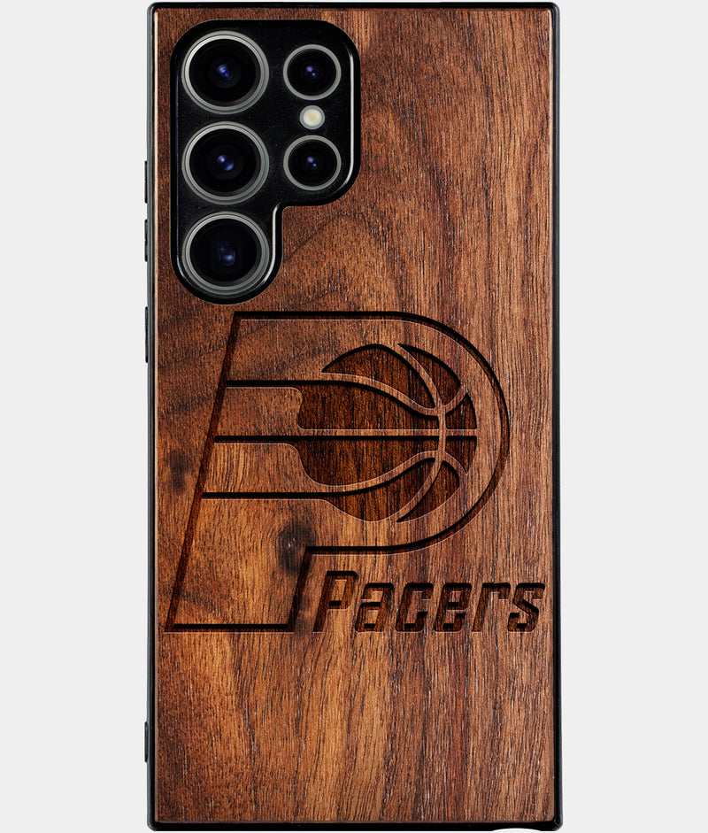 Best Wood Indiana Pacers Samsung Galaxy S25 Ultra Case - Custom Engraved Cover - Engraved In Nature